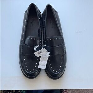Old Navy Black Studded Women's Penny Loafers